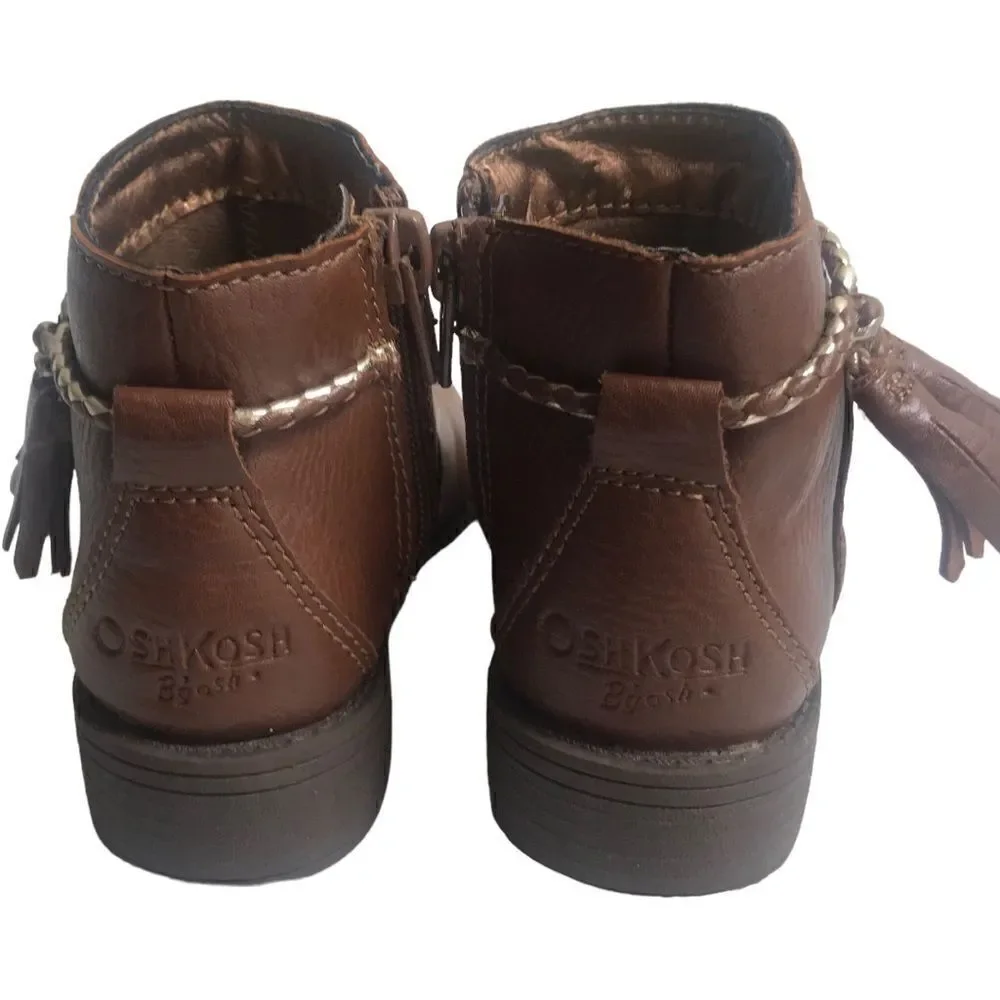Oshkosh b’gosh brown boots 5 M